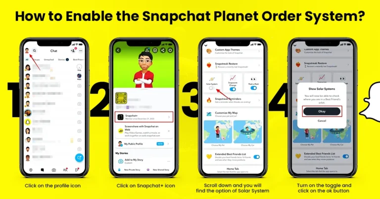 Snapchat planet order